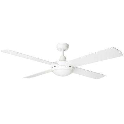 TEMPEST DC 52" CEILING FAN WITH CCT LED LIGHT - WHITE WITH WHITE